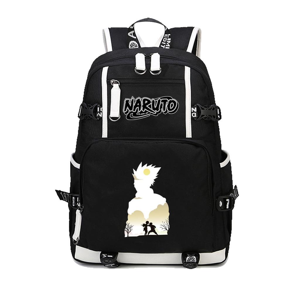 Large Capacity Schoolbag with Shoulder Strap; Student Three-piece Pencil Case Set