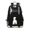 Large Capacity Schoolbag with Shoulder Strap; Student Three-piece Pencil Case Set