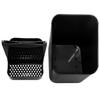 Container Drainer for Cutlery Knives Kitchen Utensils Basket Stand Black