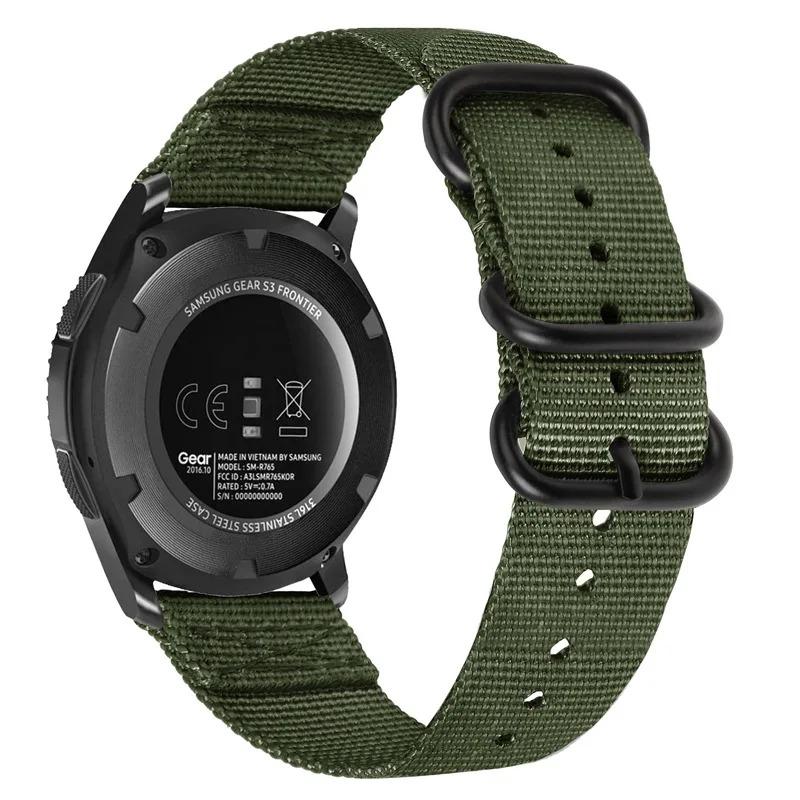 22mm Nylon Loop Strap For Huawei Watch 5/GT6-5-3 Pro 46mm Sports Breathable Bracelet For Huawei Watch GT6-5-4-3 46mm Accessories