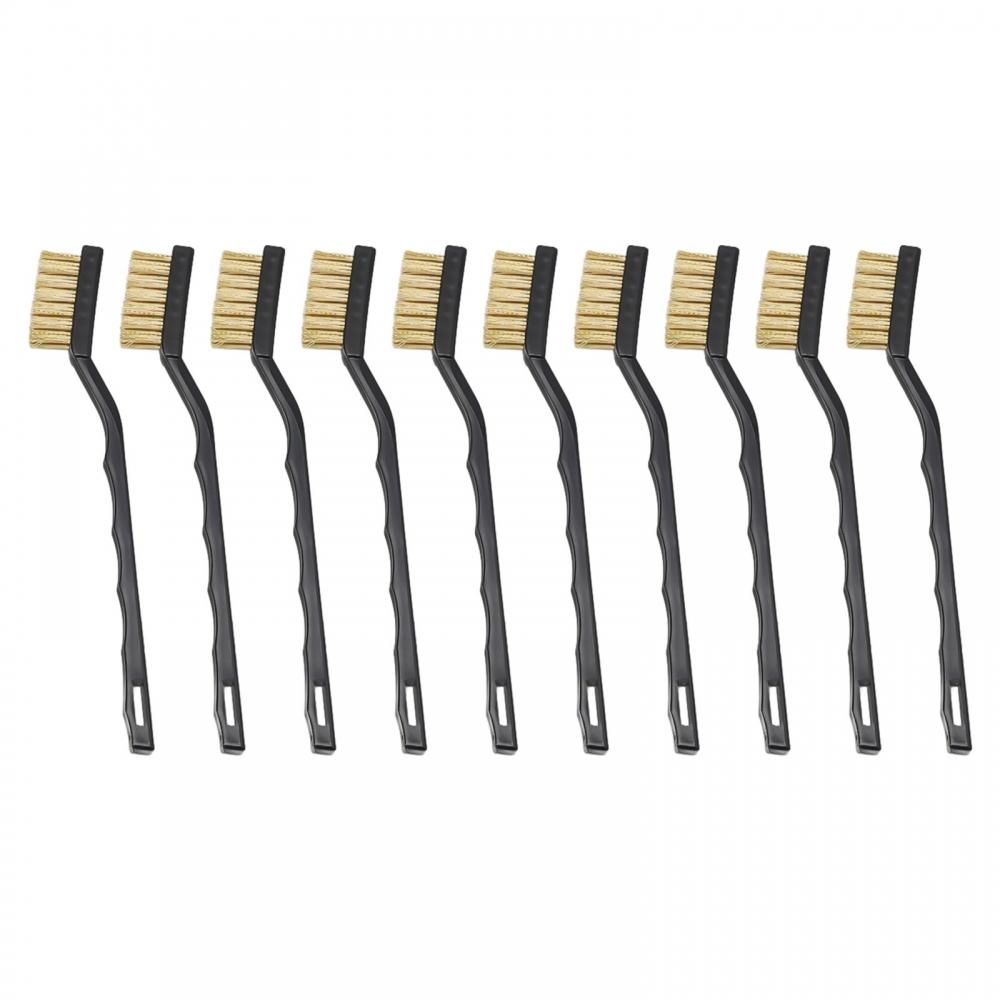 Small Cleaning Brush Stainless Steel Tools 10pcs 7inch