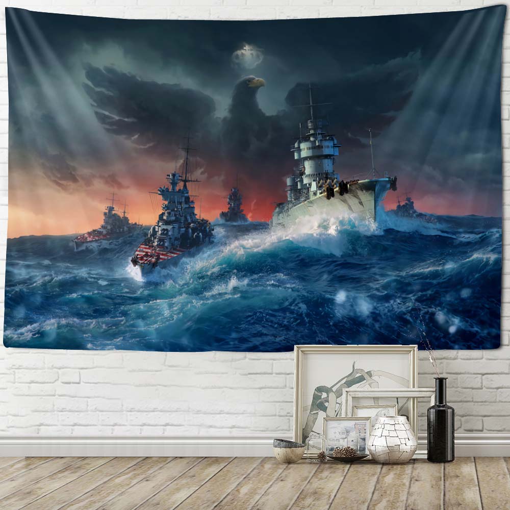 Psychedelic Forest Castle Tapestry Fairy Tale Anime Wall Hanging Hippie Witchcraft Home Decor Kawaii Dorm Decor Tapestry