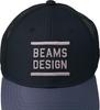 ZETT Baseball ZETT by BEAMS Free Size BH79506 Hat, DESIGN, Black/Gray (1915), (56-60cm),