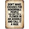 Tin Sign Art Metal Wall Decor 20x30cm Retro Vintage Painting