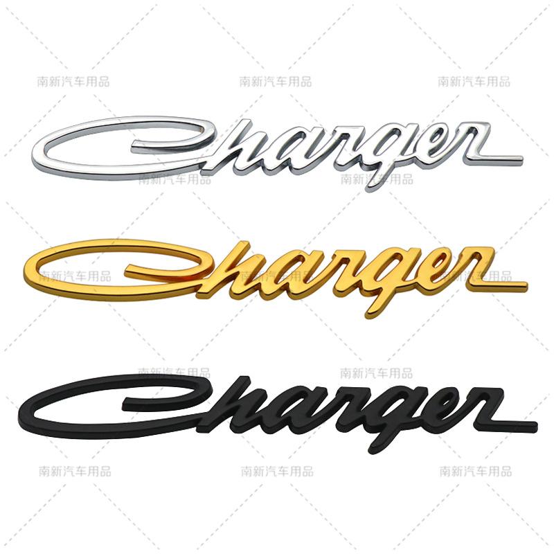 3D Kovový Znak Challenger Odznak Charger Samolepky na Zadní Kufr pro Charger Challenger Auto Dekorační Doplňky Kroužek na Klíče