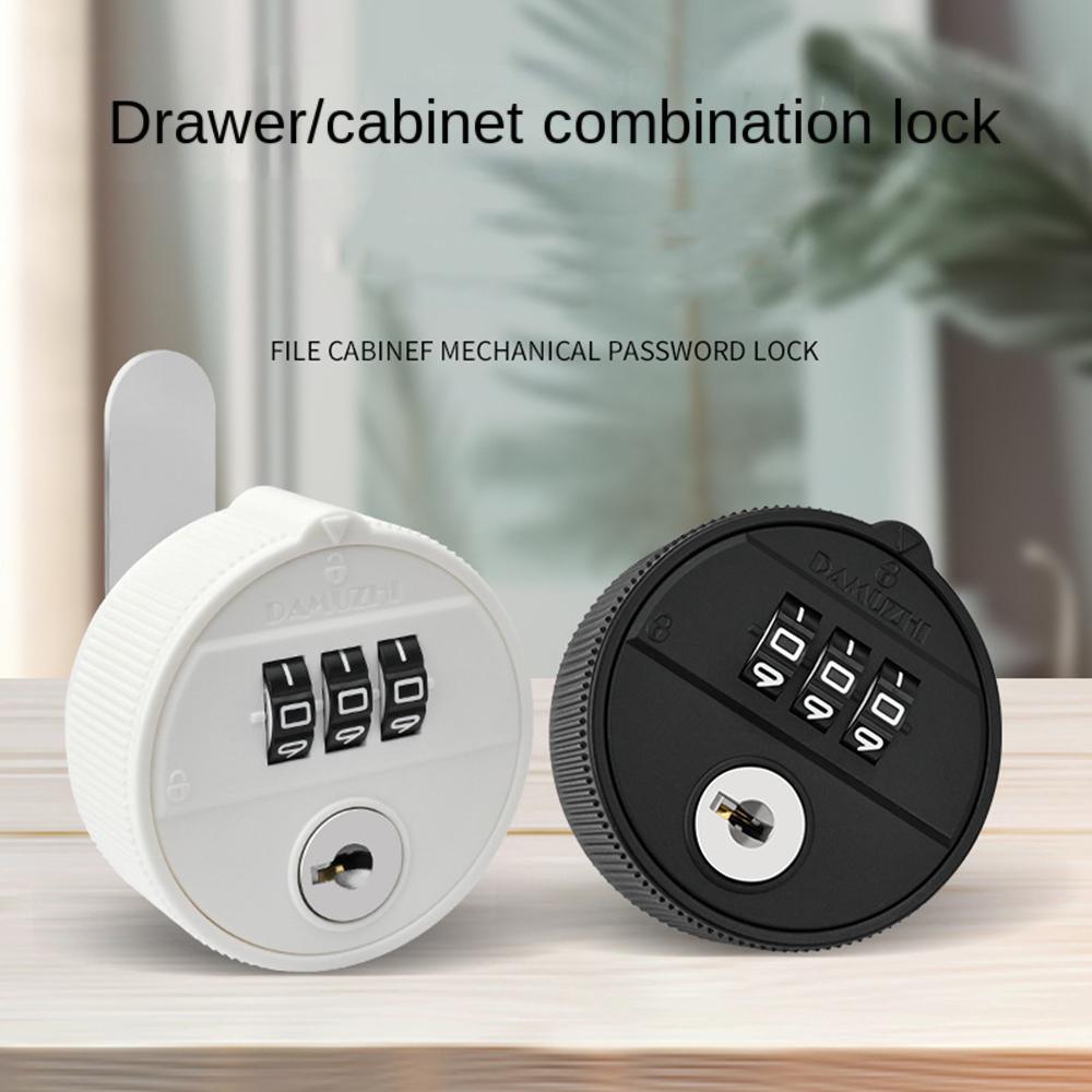 With Key Password Lock Zinc Alloy Drawer Lock New Combination Lock  Cabinet Mailbox