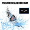 3D Metal Wing Car Body Trunk Emblem Stickers Decoration Decal For Honda Accord Civic Insight Jazz Mugen City Odyssey Fit Type R