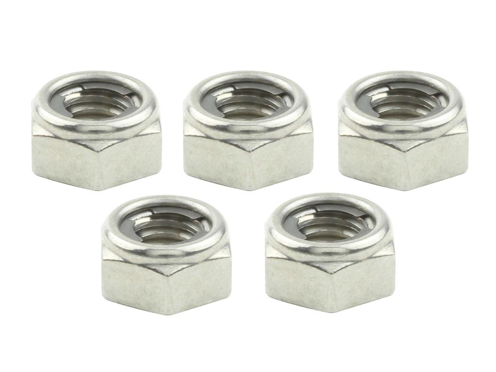 POSH FAITH Motorcycle Supplies Stainless Steel Lock Nut (M6) 5