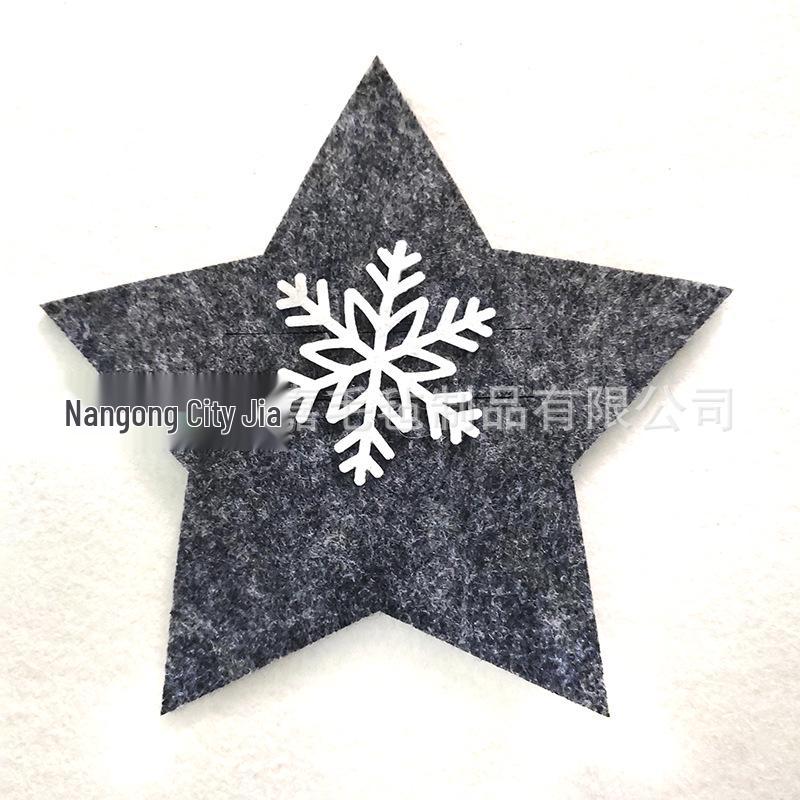 Christmas Tree Cutlery Set: Felt Knife & Fork Holders, Table Mat, Coaster, Party Decor