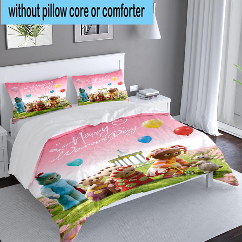 3PCS Night Garden Bedding Set,Including 1pc Duvet Cover And 2pcs Pillowcases Perfect for Bedroom, Dormitory, Large size Fan Christmas gift