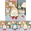 Adorable Plush Smile Face Backpack For Kids Unique Design Lightweight And Spacious