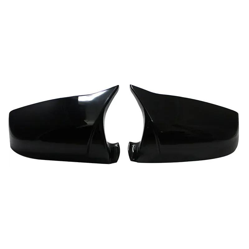 For BMW 5 6 7 Series E60 E61 E63 E64 F06 F07 F10 F11 F13 F01-F04 Side Mirror Cover Caps ABS Glossy Black Car Exterior Accessory