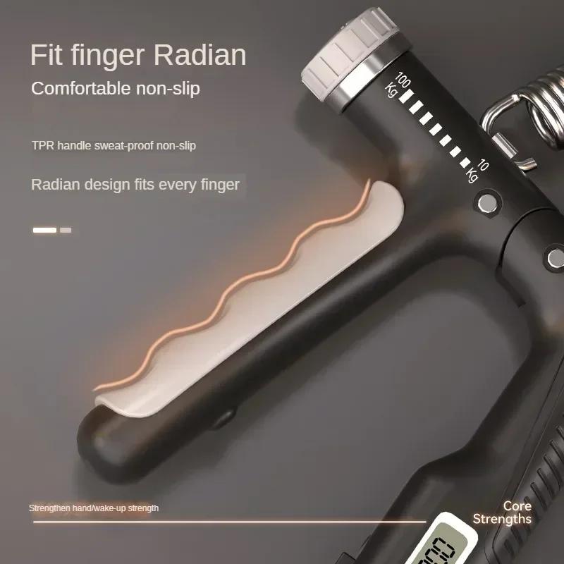 Strengthen Hand Grip 10-100Kg A-Type Adjustable Size Wrist Expander Finger Exerciser for Forearm Muscle Recovery Fitness Hand Gripper