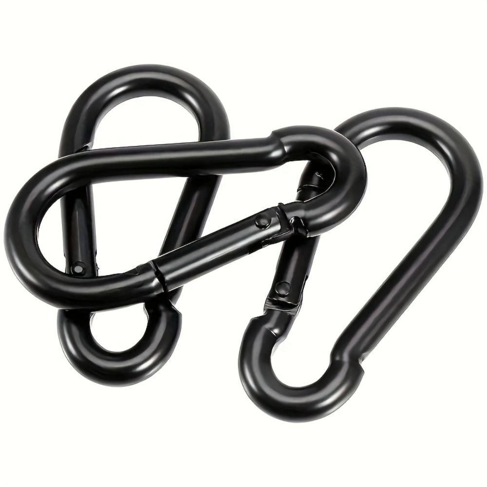 5pcs Gourd Shaped Gourd Carabiner Keychain Aluminum Zinc Zinc Alloy Gourd Safety Buckle Fishing