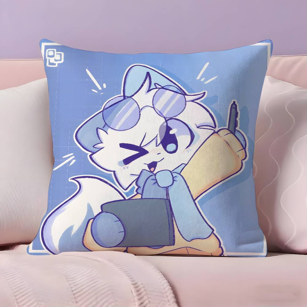 Cute Cat B-Boykisser Pillow Case Pillowcase Ultra Soft Skin Friendly Fabric Cloud Like Comfort & Concealed Zipper