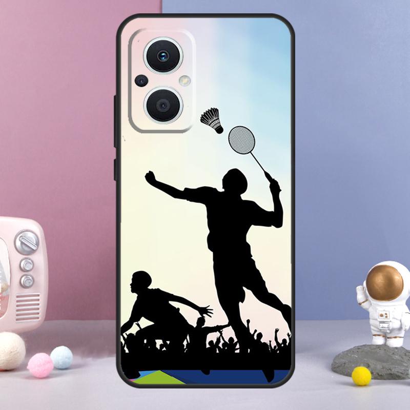 Badminton Sport Funda For OPPO Reno 14 F 11F 12F 13F 10 11 12 13 Pro 7 8 Lite OPPO Find X8 X6 X5 X9 Pro Case