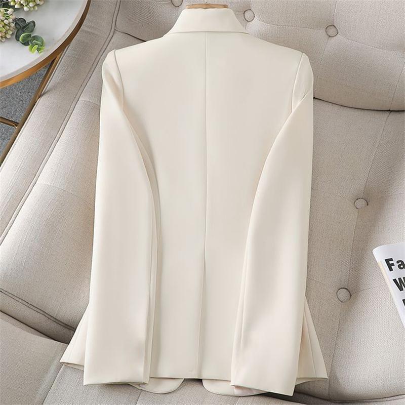Casual Small Suit Jacket Female  Spring Autumn Temperament Outerwear Korean Blazer Coat Women’s Overcoat Tops