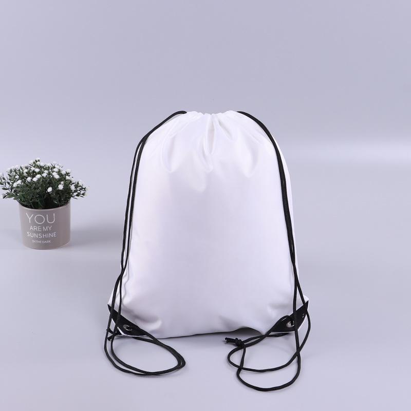 Custom Logo Polyester Drawstring Backpack for Marathon