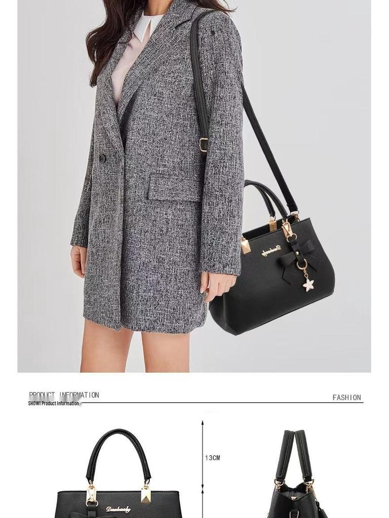Taizhou Korean-Style Women's Trendy Large-Capacity Textured Shoulder & Crossbody Bag