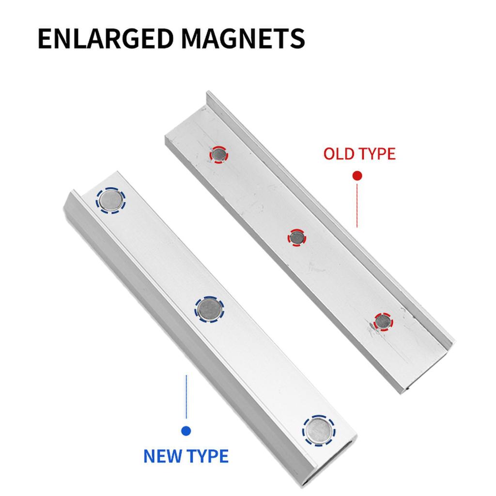 Vise Magnetic Protective Cover 4-8'' Jaws Protect Cover Aluminium Alloy Hand Tools V-type Bench Vise Protector Accessories