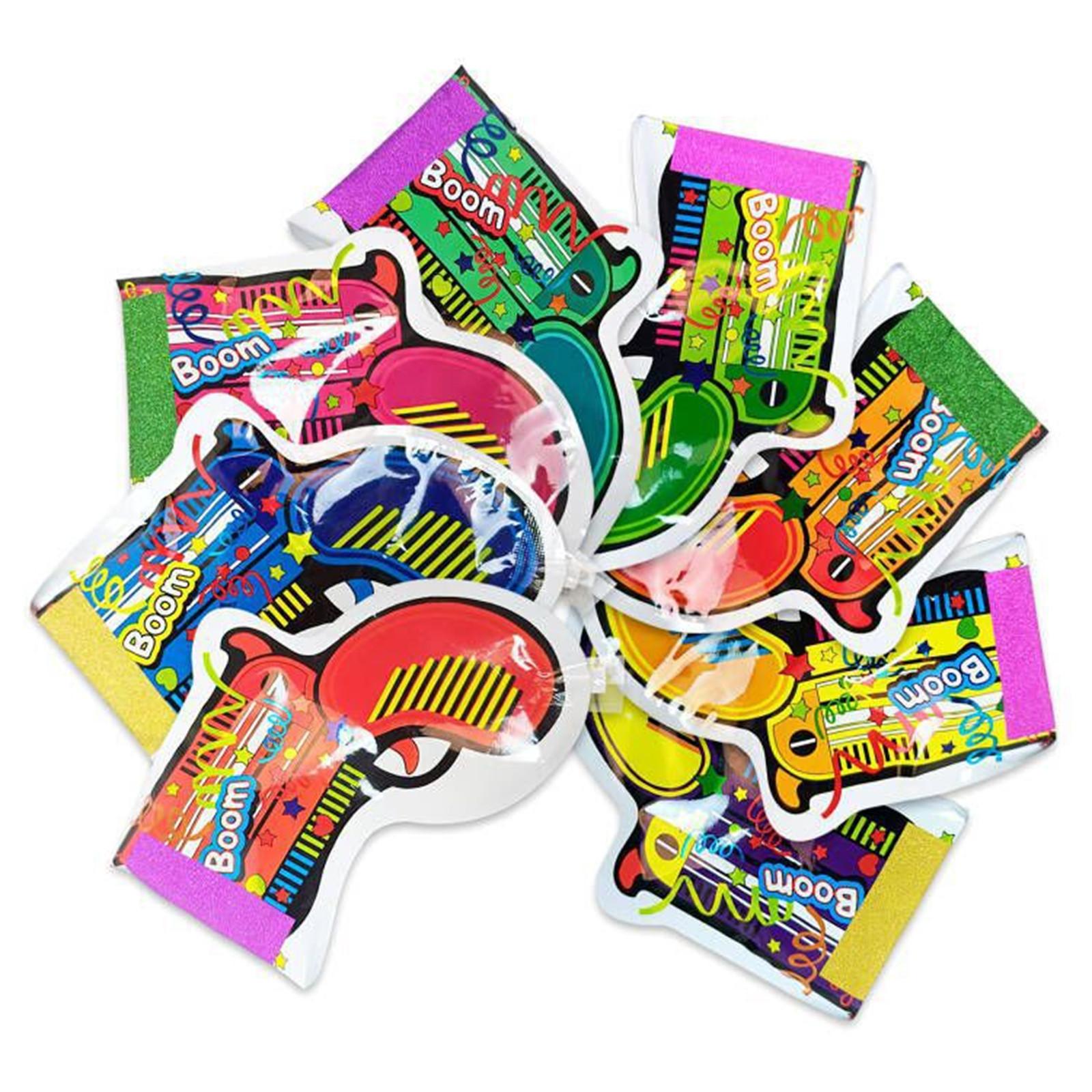 

(проектор)Надувные фейерверки, ручные пушки для конфетти, самонадувающиеся игрушки для вечеринок с конфетти (12шт) One Size