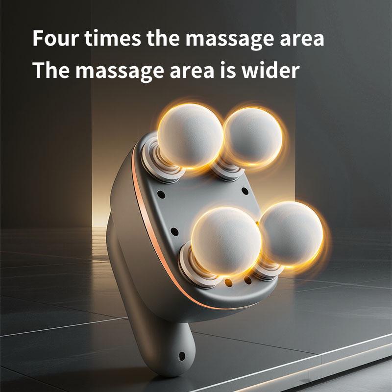New Four-Head Multifunctional Muscle Massager Gun for Home Use