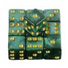 10 peças 12mm Efeito Mármore D6 Dados Jogo de Tabuleiro de Dados de Jogo de Mesa, Jogos de Poker Dados