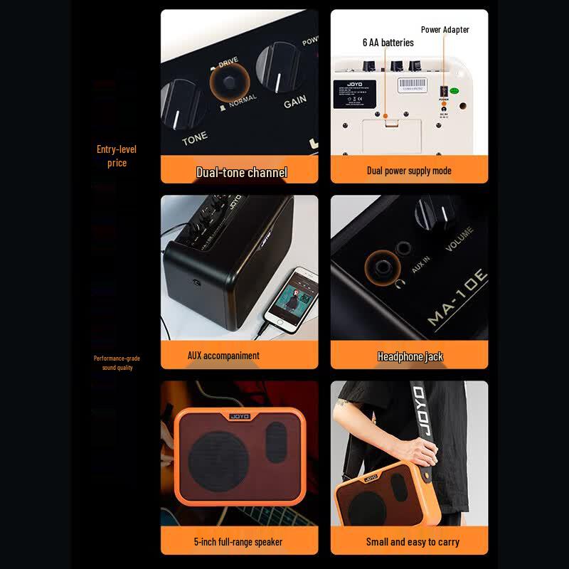JOYO MA-10 Series Portable Instrument Amplifier