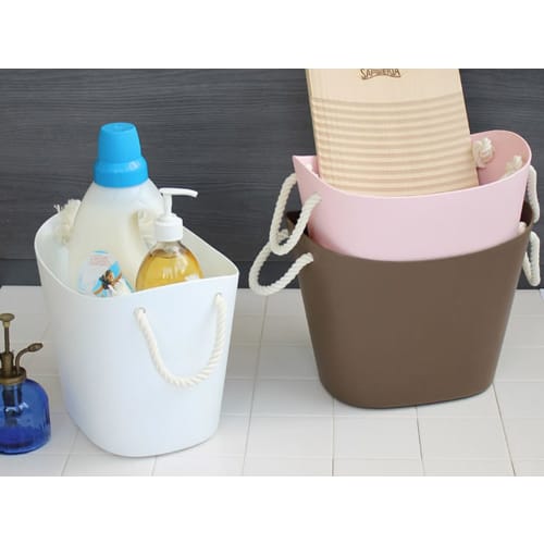 Yawata Kasei Multi-Basket, White, Medium, 19L, sceltevie balcolore (236481), 27x40x30.5cm