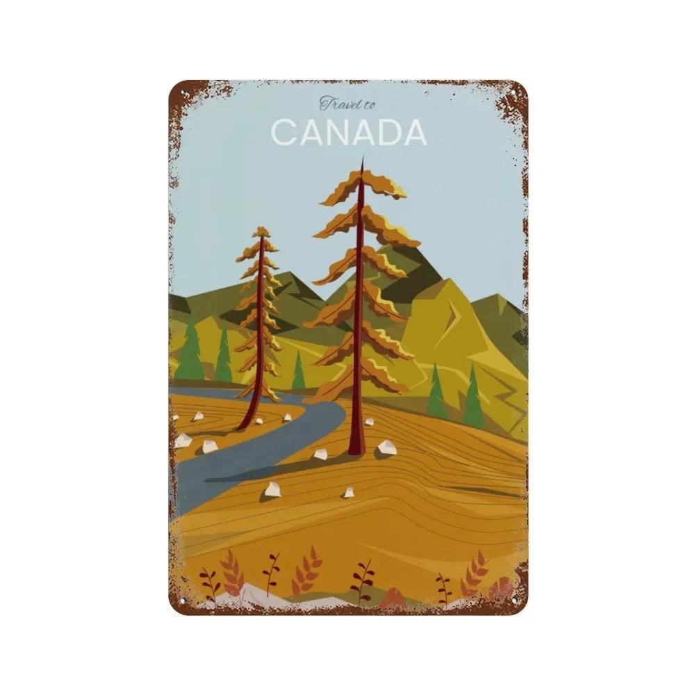 Welcome To Arizona Natural Landscape Metal Sign Metal Plaque Poster Vintage Wall Plate Bar Club Wall Decor Retro Home Decor