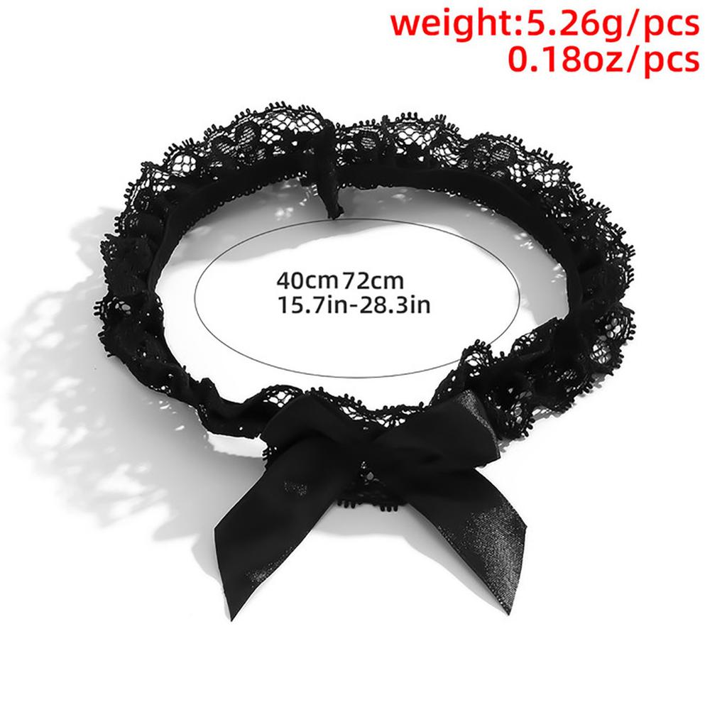 Creative Sexy Lace Bow Thigh Chain Female, Gothic Cross Love Pendant Leg Ring