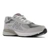 New Balance 990v3 Unisex Kids Grey White GC990GY3