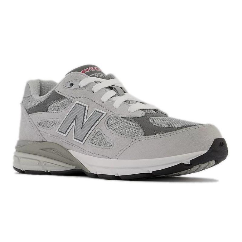 New Balance 990v3 Unisex Kids Grey White GC990GY3