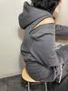Stilllethardy Antique Zipper Crop Hoodie
