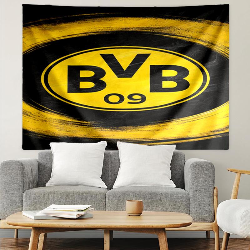 Borussia dortmund Tapestry Accessories Playroom Tapestry, for Bedroom,Livingroom, dormitory Room Wall Decor Fan Birthday Gifts