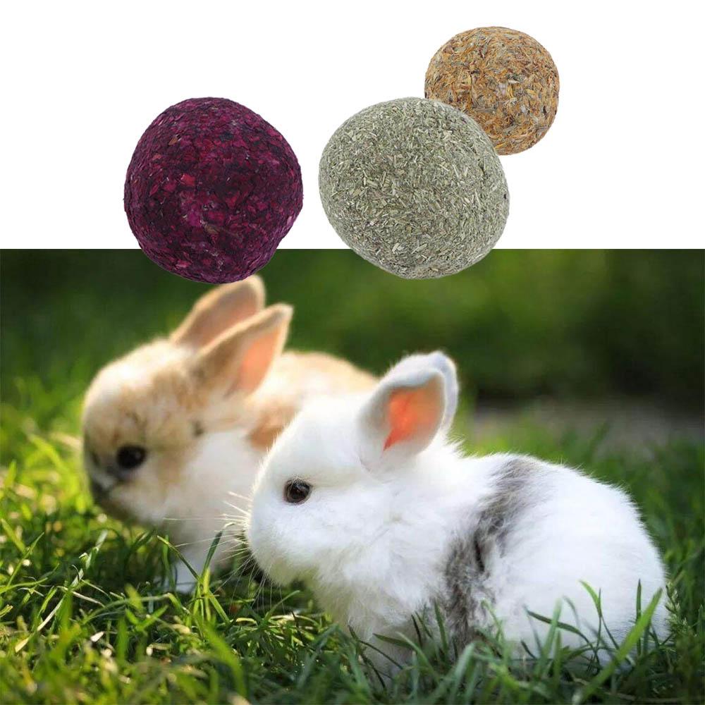Rabbit Snacks Alfalfa Pet Supplies Natural Grass Toys Molar Chew Play Toy Pet Teeth Grinding Ball