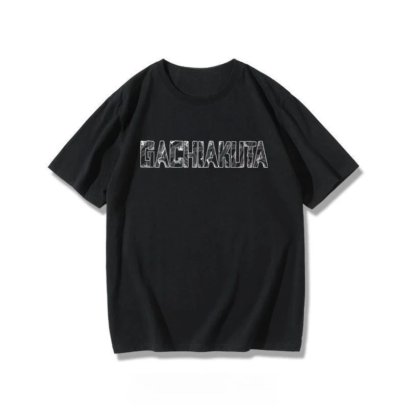 Gachiakuta T-shirt with Angel Pattern Printed Short Sleeve Comfort T-shirt Vintage Y2k T-shirt Streetwear Trendy Cotton 4XL