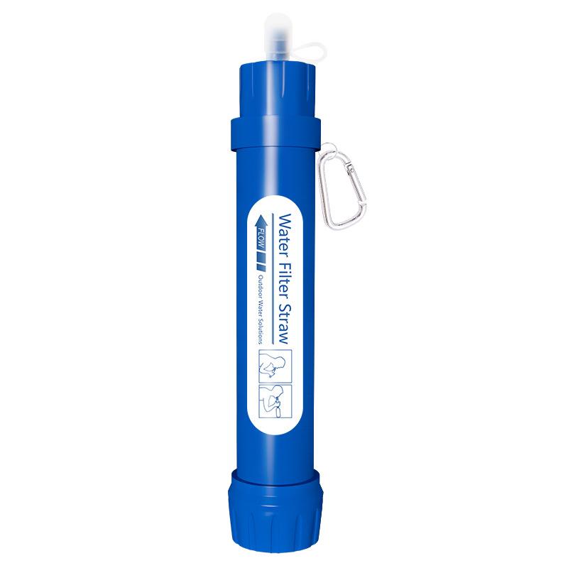 Portable Outdoor Water Filter Straw Water Filter For Survival Or Emergency Supplies Activated Carbon Fiber Sewage Processor