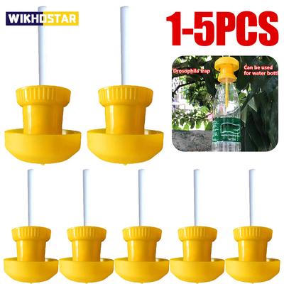 1-5Pcs Fruit Plastic Drosophila Catcher Pest Insect Control Fly Trap Killer Cover For Home Farm Orchard