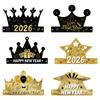 2026  Year'S Theme Party Dress Up Girls Boys Happy  Year Celebration Decoration Novelties Supplies Photo Props
