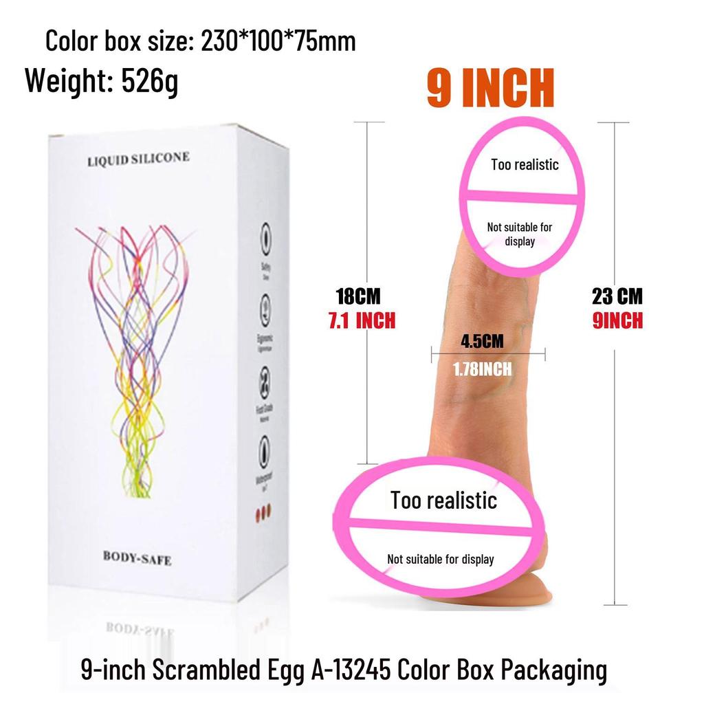 Top-Selling Silicone Realistic Dildo - Large & Soft Easy-to-Insert Women's Masturbator