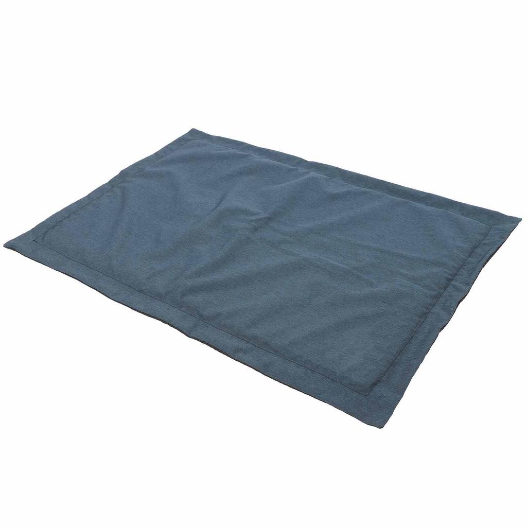 Pet Sleeping Mat AntiBite Universal Washable Waterproof Pads Soft Mattress for Dogs Cats(Navy Blue L)