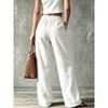 Autumn and winter retro corduroy wide-leg pants women's trousers high waist double pockets straight casual pants
