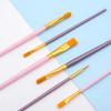 10-Piece Nylon Brush Set for Oil, Gouache, Watercolor, and Acrylic Painting