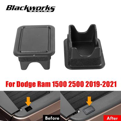 2-dielne kryty vreciek na koly Zadné bočnice nákladného auta Pickupové krytky otvorov pre koly Pre Dodge Ram 1500 2500 2019-2025 Čierne