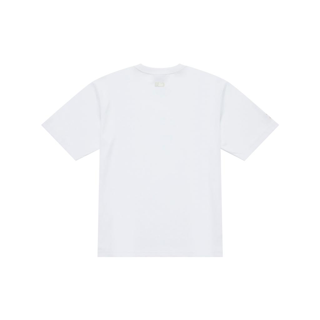 New MLB New York Yankees Heart SS25 T Shirt Unisex Ecru 3ATSH0153-50WHS