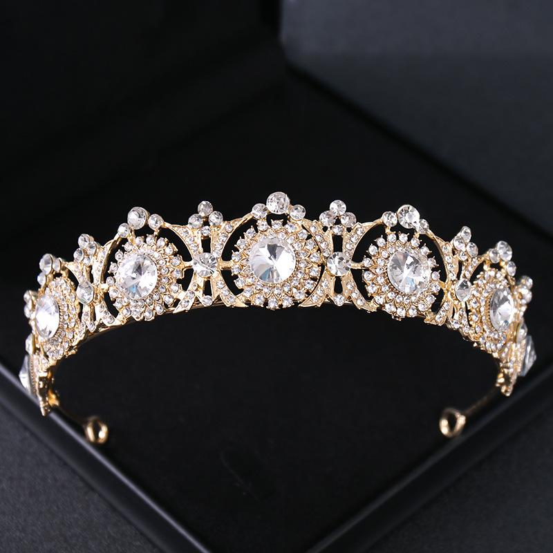 Crystal Bridal Crown Tiara Rhinestone Prom Diadem Tiaras And Crowns For Women Bridal Wedding Hair Accessories Jewelry Crown Gift