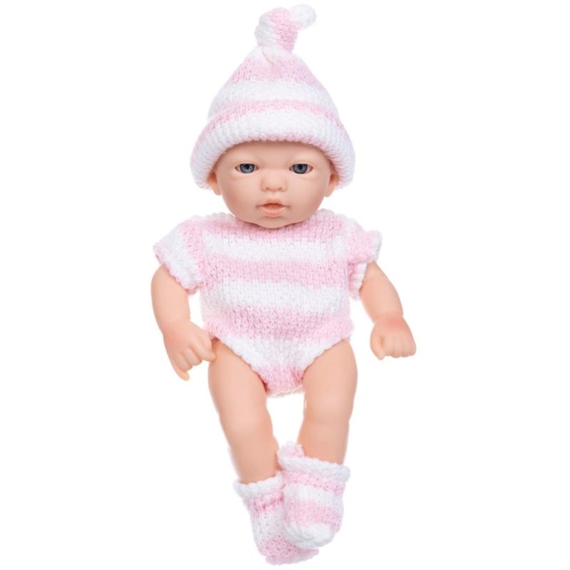 7in Collectible Doll Interactive Reborns Toy Washable Baby Doll New Parent Gifting Dolls Toddler Cuddle Educational Toy