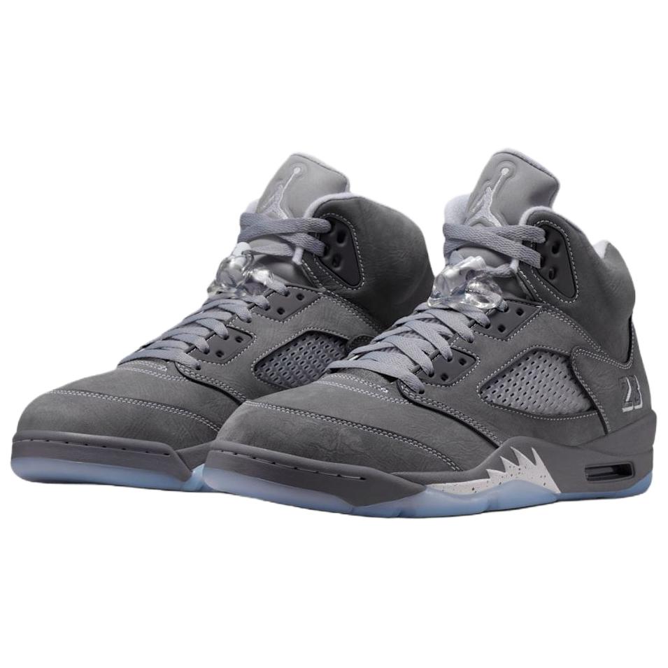Jordan Air Jordan 5 Mid top Vintage Basketball Shoes Men's Gray DD0587-002