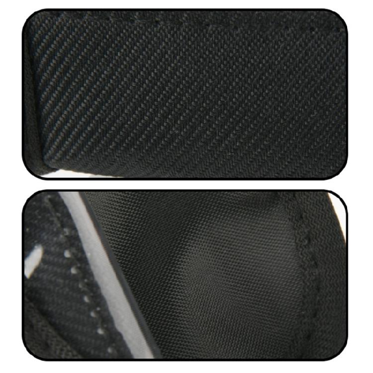 Stage Ready Transmitter Carrying Bag Featuring Clear TPU Visibility Window and Hook Loop Fasteners for Secure Placement